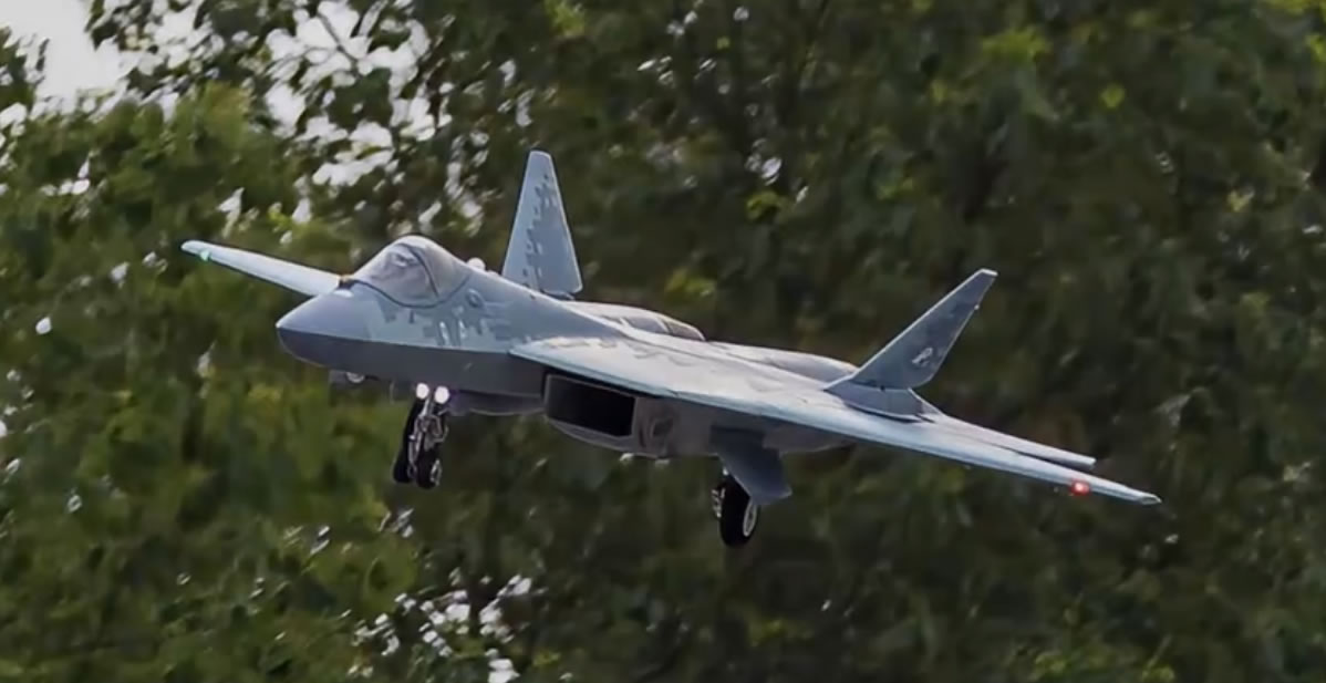 FlyFans Su-57 twin 70mm EDF PNP jet