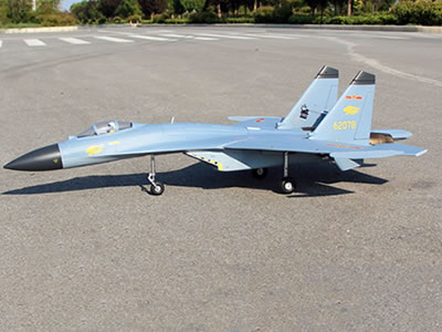 FlyFans SUKOI Su-27��J-11 twin 64mm Grey 4S PNP RC Airplane