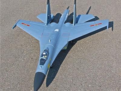 FlyFans SUKOI Su-27��J-11 twin 64mm Grey 4S PNP RC Airplane